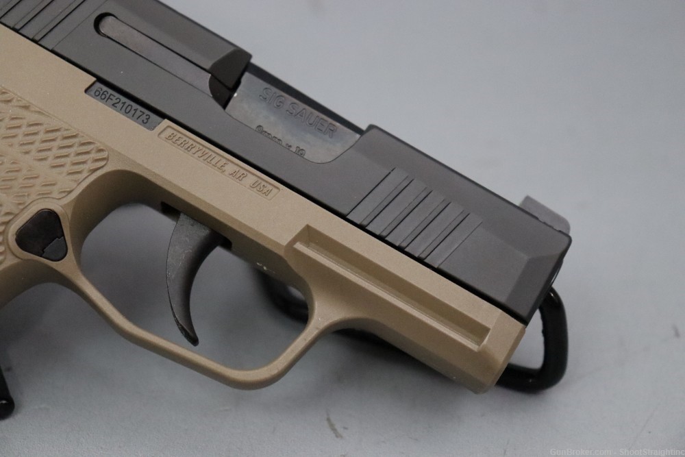 Sig Sauer P365X 9mm 3.1" w/case and Wilson Combat Grip-img-4