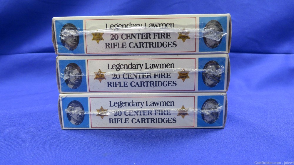 COLLECTIBLE Winchester Legendary Lawmen 30-30Win Ammo - 3 SEALED BOXES -img-5