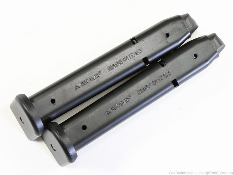 Mec-Gar Optimum Magazine W/ Base Pad Sig Sauer P226 9mm 18 Rnd Set of 2-img-1