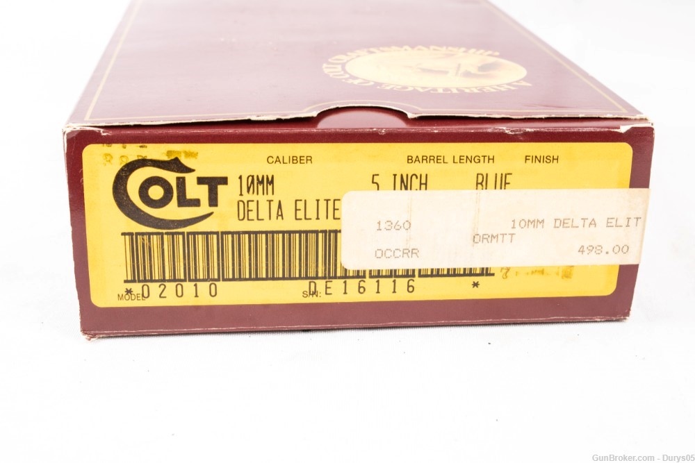1988 Colt Delta Elite 10MM Dury's # 18051-img-3