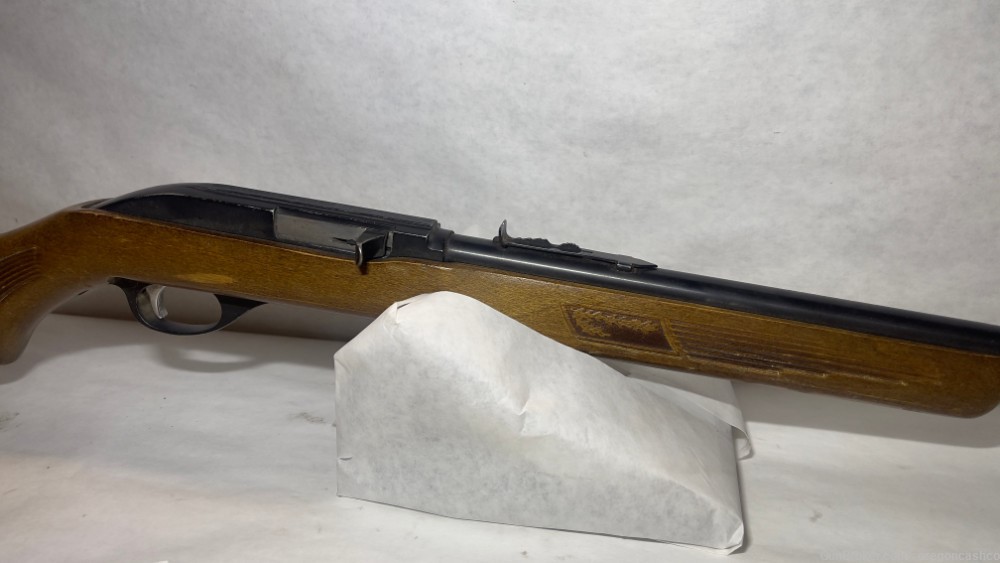 Glenfield 60 (Marlin) .22lr Semi auto rifle, Wood Stock Fixed Sights, 22"-img-2