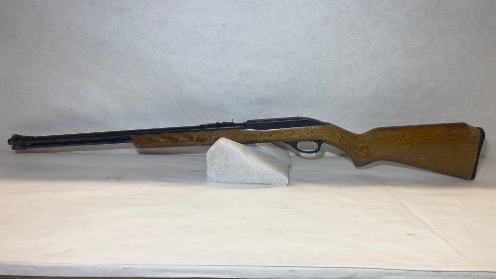Glenfield 60 (Marlin) .22lr Semi auto rifle, Wood Stock Fixed Sights, 22"-img-4