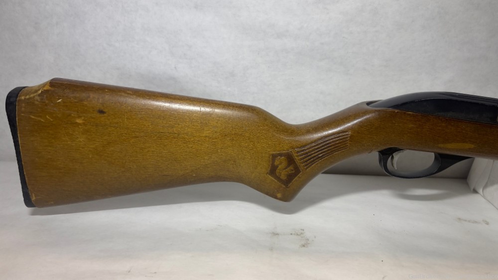 Glenfield 60 (Marlin) .22lr Semi auto rifle, Wood Stock Fixed Sights, 22"-img-3