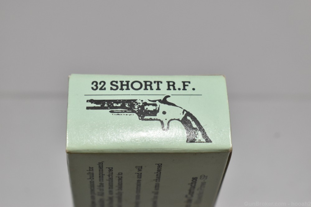 Nice Clean Full Box 50 Rds Navy Arms 32 Short Rimfire Rim Fire Ammunition-img-5