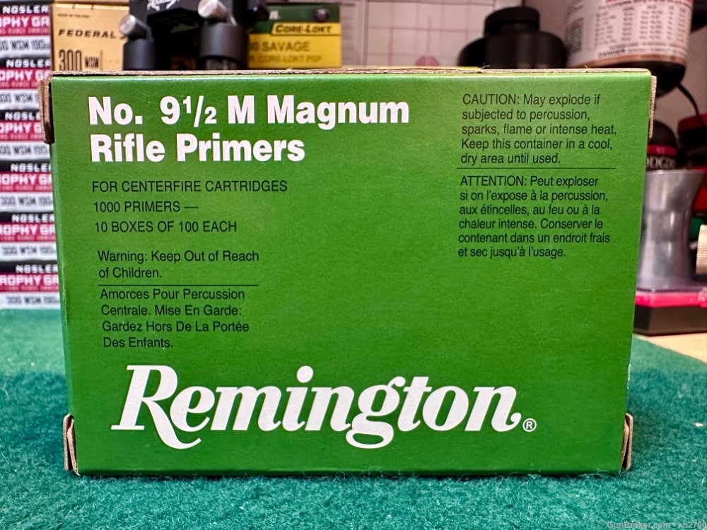 1000 qty of 9 1/2 Magnum Remington Large Rifle Magnum Primers 9.5-img-1