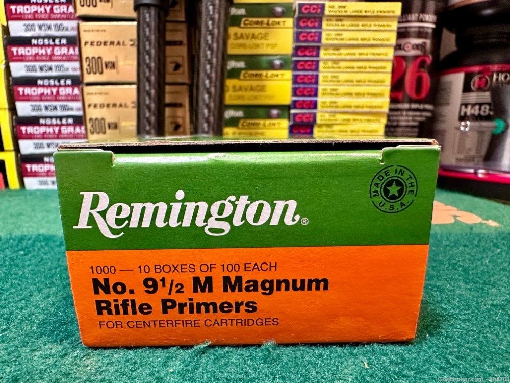 1000 qty of 9 1/2 Magnum Remington Large Rifle Magnum Primers 9.5-img-0