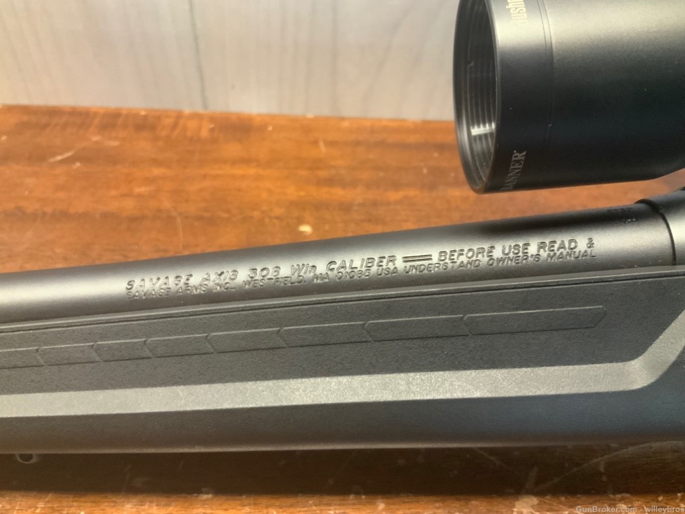 Savage AXIS 22” 308 Win Good Bore W/ Scope No Reserve-img-11