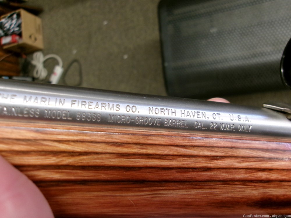 Marlin 883SS 22 Win Mag Stainless with Redfield LO-PRO 2-7 Scope-img-7