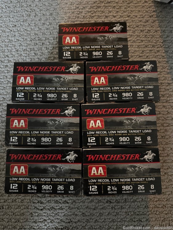 Winchester Target Load 12 ga 2 3/4 980 fps 26 dram 8 shot - 25/box-img-0