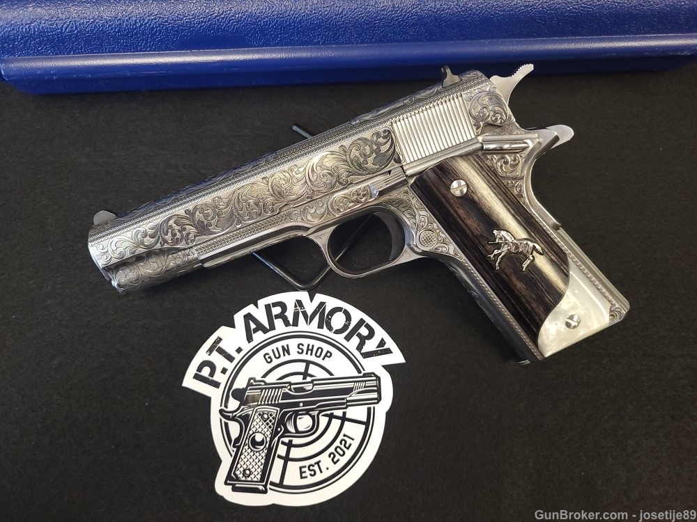 Colt 38 super engraved PENNY AUCTION! No Reserve-img-2
