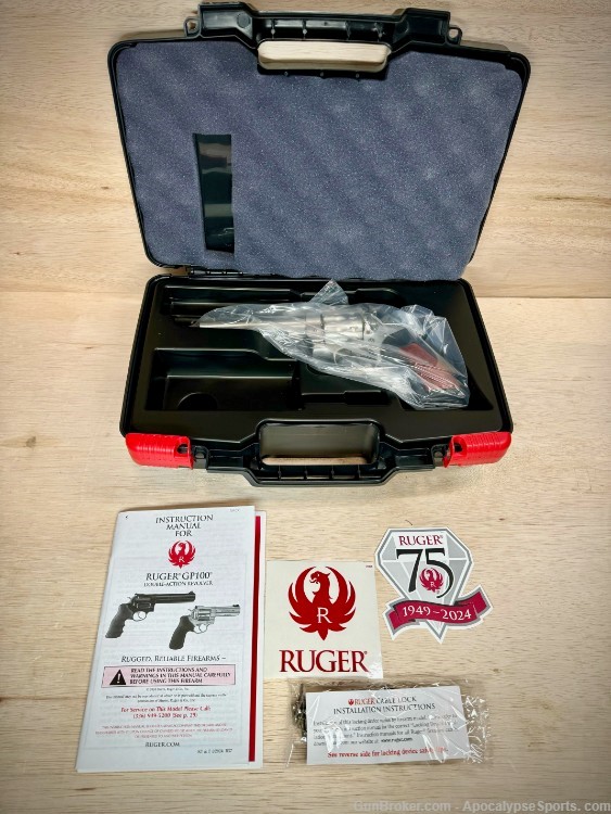 Ruger GP100 5.5" Ruger-GP100 22lr GP100 Ruger 1757 10 shot-img-9