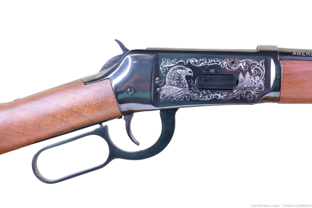 Winchester 94 XTR American Bald Eagle Commemorative 375 Win 20" WLNT Stock-img-3