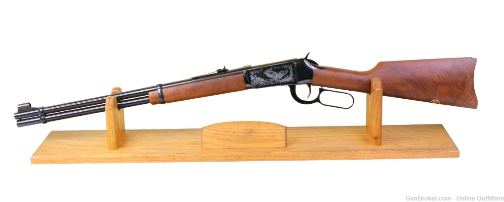 Winchester 94 XTR American Bald Eagle Commemorative 375 Win 20" WLNT Stock-img-7