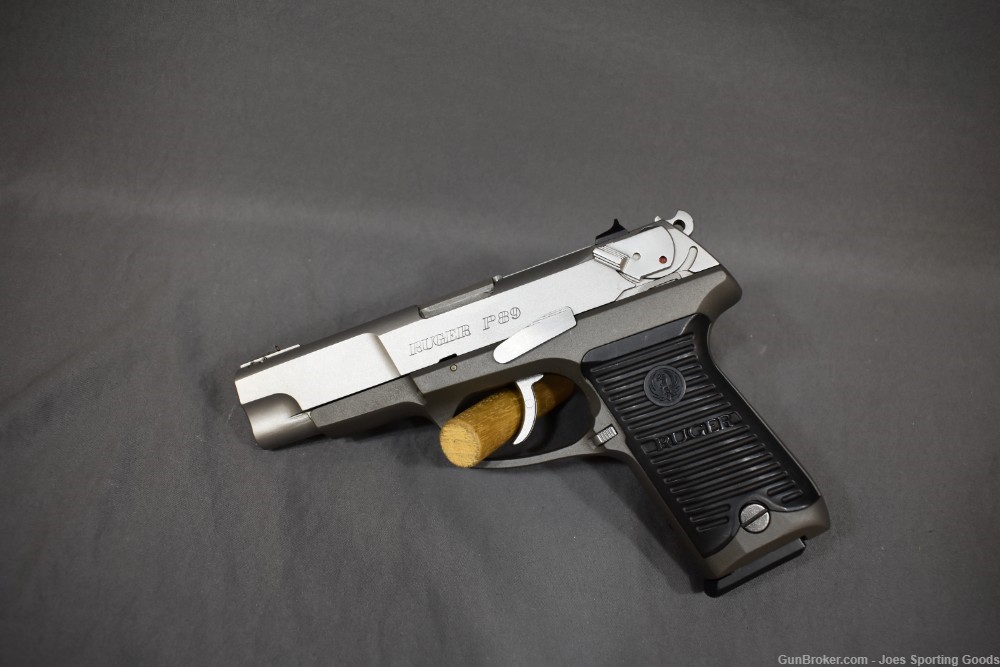 Ruger P89 - 9mm Semi-Automatic Pistol w/ 4" Barrel & Two Magazines-img-1