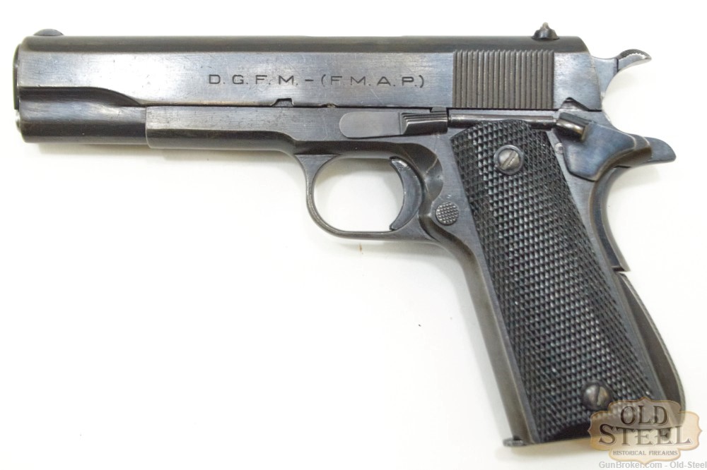 Argentine Sistema 1927 45 ACP 1911 Pistol Colt MFG 1954 C&R Penny Auction-img-5