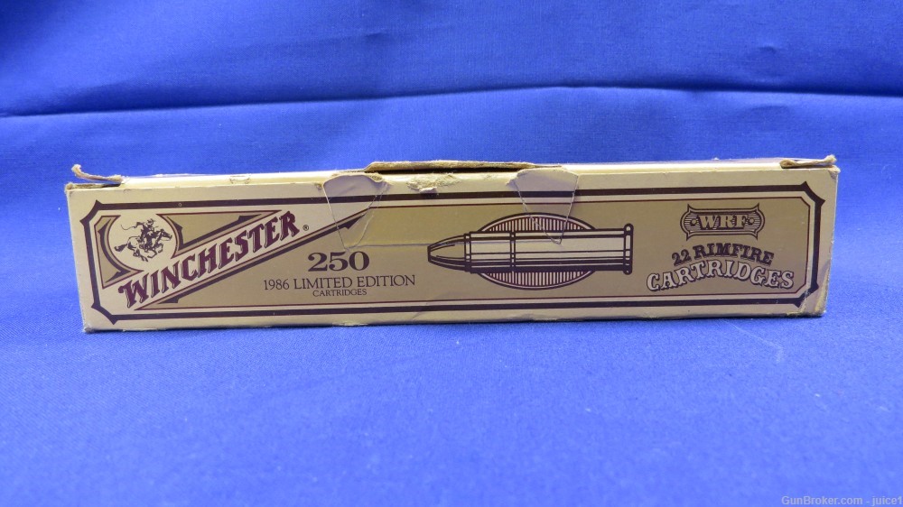 RARE & COLLECTIBLE 1986 Limited Edition Winchester 22WRF Ammo - 250rd Brick-img-2