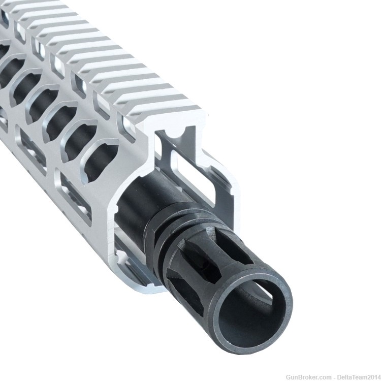 AR15 16" 5.56 NATO Complete Assembled Upper | Anodized Clear Handguard-img-5