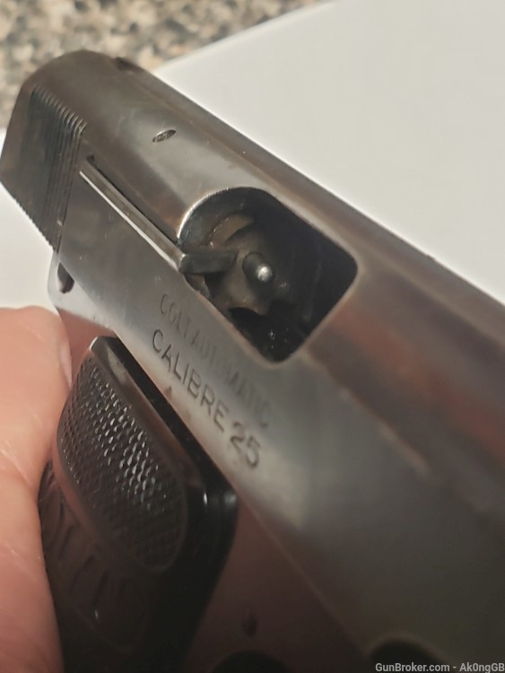 Colt M1908 Hammerless Vest Pocket Pistol .25acp 1923 made-img-21
