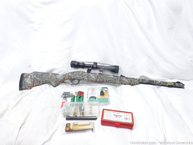 Knight Vision Inline 50 Muzzleloader 3-9x Scope Camo Fiish EXCELLENT-img-0