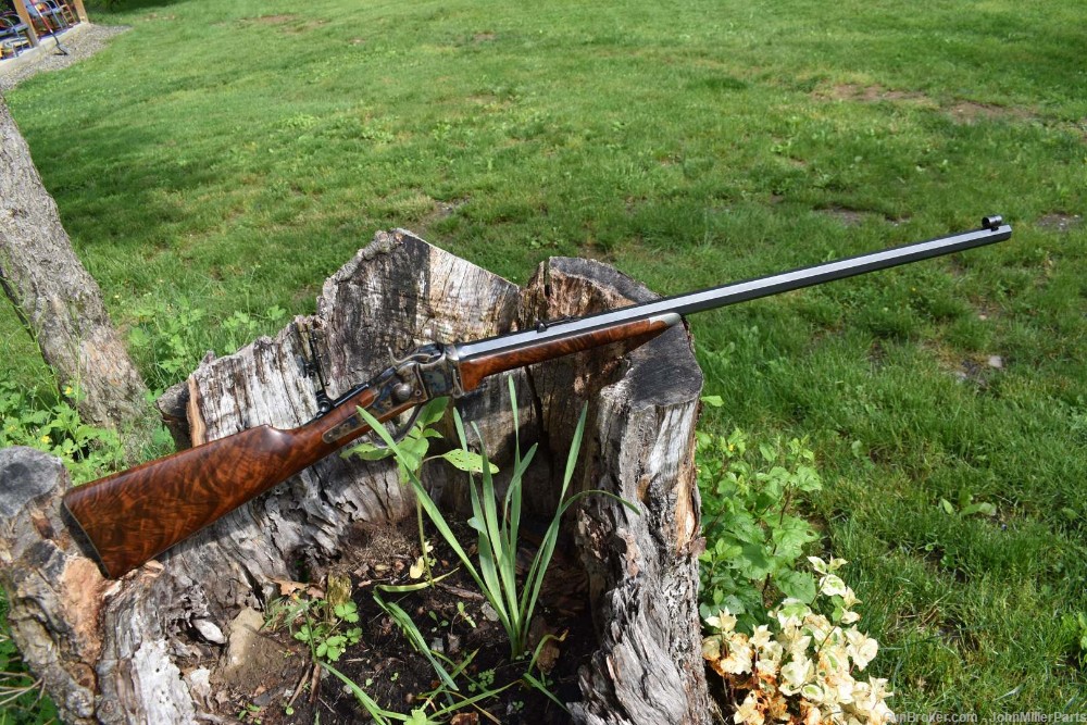 Shiloh Sharps Arms 1874 2 7/8 32" target 45-110 bpcr single shot upgraded-img-1