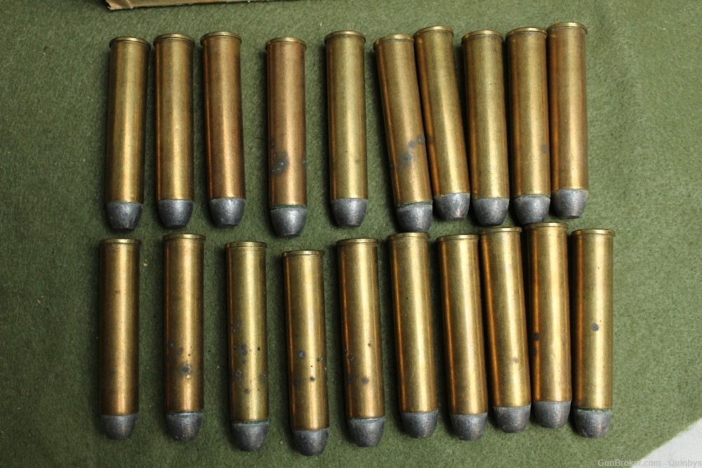 20 Rare Antique Factory Winchester 1886 50-110 Express 300 Gr X Bullet Ammo-img-7