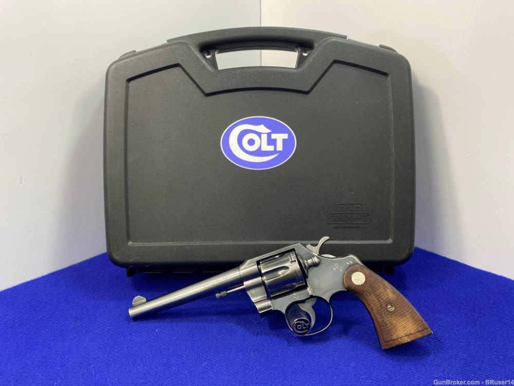 1959 Colt Official Police .38 Spl Blue 6" *CLASSIC DOUBLE-ACTION REVOLVER*-img-6