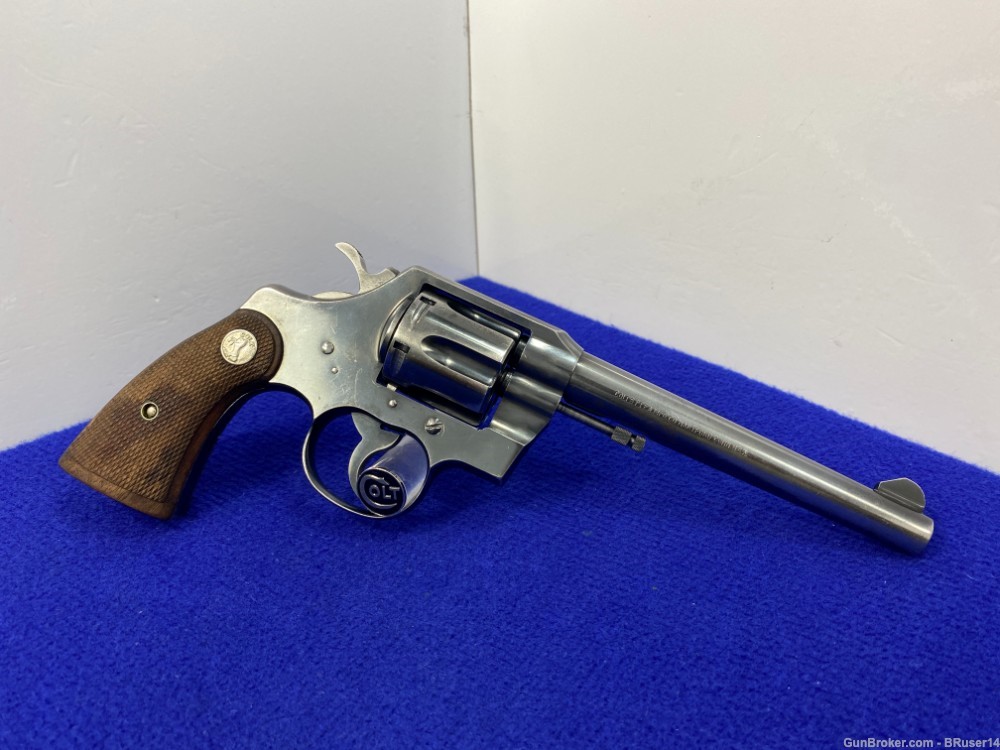 1959 Colt Official Police .38 Spl Blue 6" *CLASSIC DOUBLE-ACTION REVOLVER*-img-10