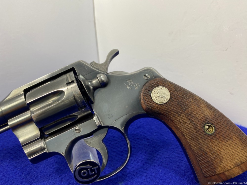 1959 Colt Official Police .38 Spl Blue 6" *CLASSIC DOUBLE-ACTION REVOLVER*-img-4