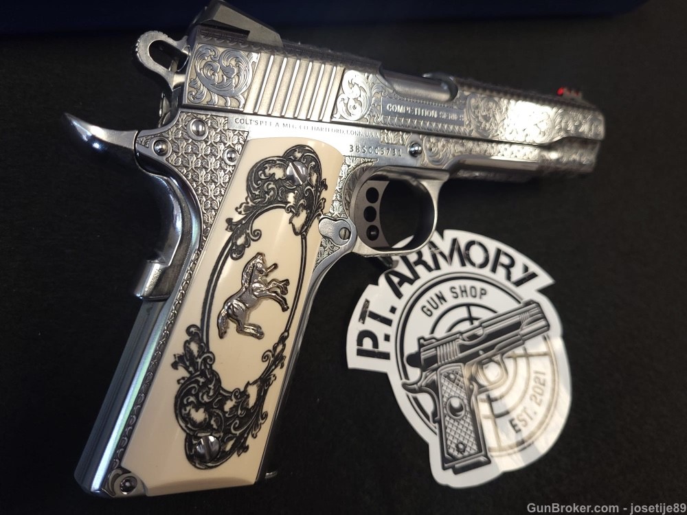 Colt 38 super engraved! Penny auction, No reserve!1-img-4
