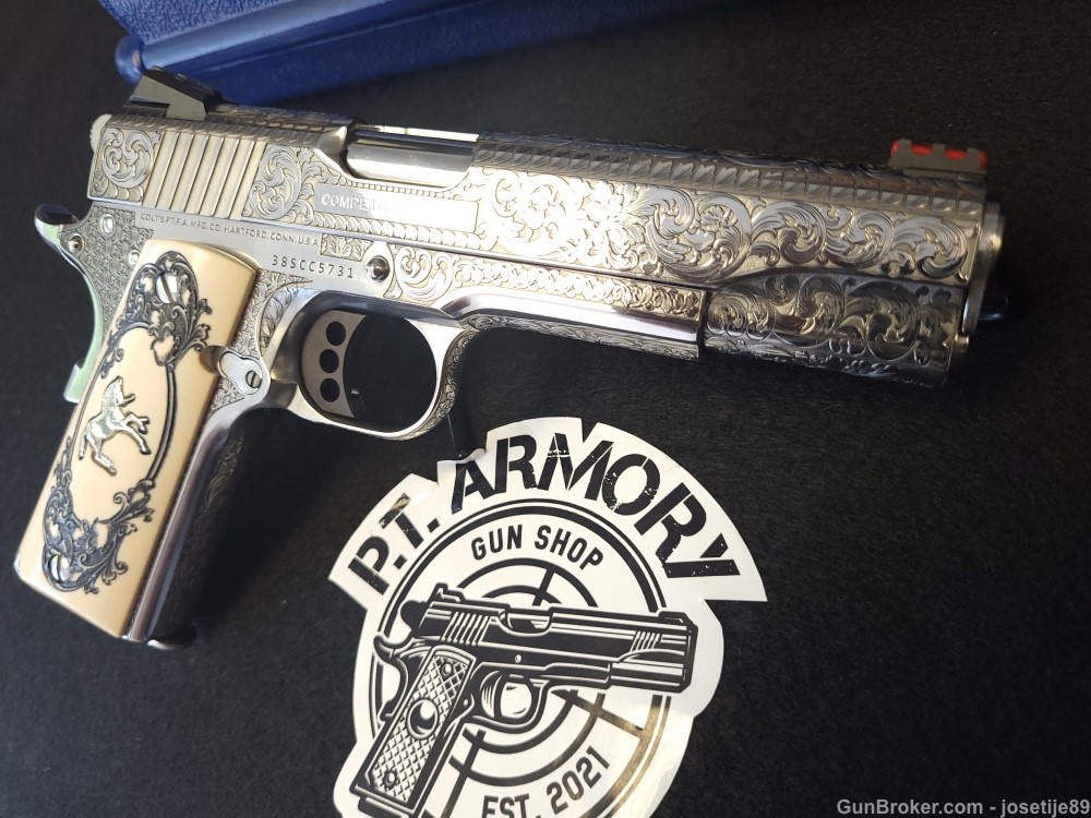 Colt 38 super engraved! Penny auction, No reserve!1-img-5