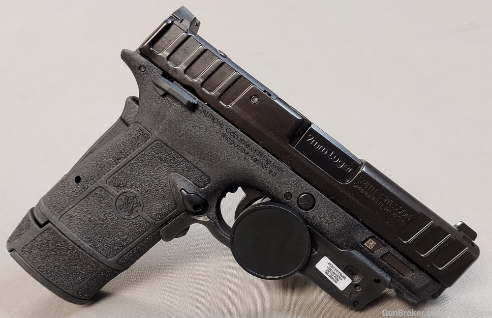 Smith & Wesson Equalizer Pistol 9mm 3.7" Barrel w/ Crimson Trace Laser Grip-img-1