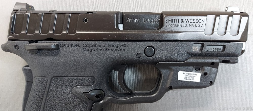 Smith & Wesson Equalizer Pistol 9mm 3.7" Barrel w/ Crimson Trace Laser Grip-img-3