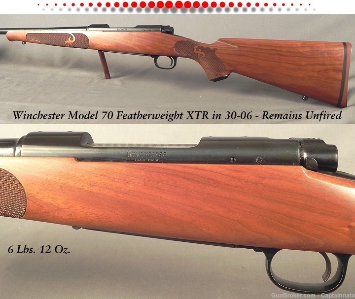 Winchester Model 70 XTR Featherweight Post-1964 Model New & Unfired. -img-0