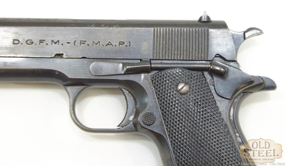 Argentine Sistema 1927 45 ACP 1911 Pistol Colt MFG 1947 C&R Penny Auction-img-7