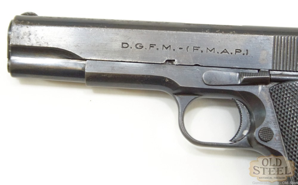 Argentine Sistema 1927 45 ACP 1911 Pistol Colt MFG 1947 C&R Penny Auction-img-8