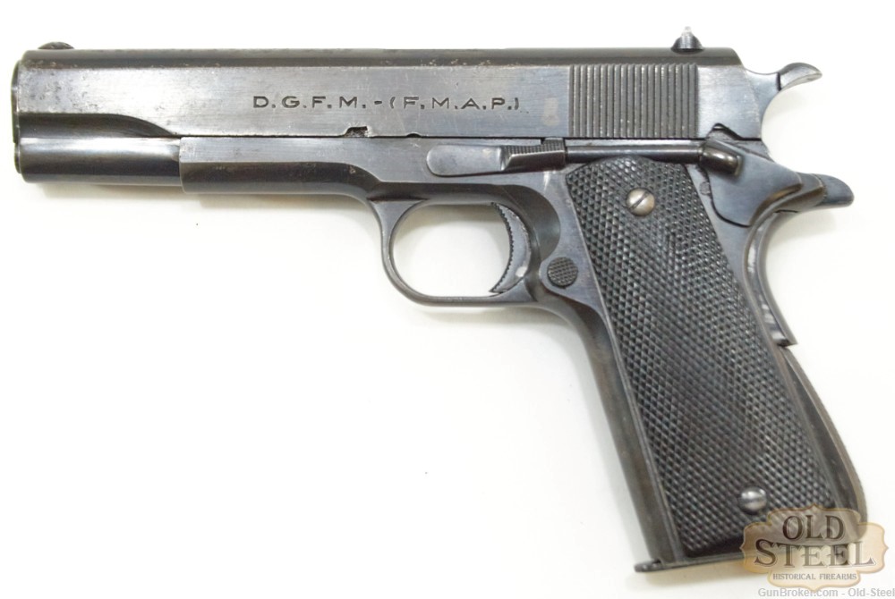 Argentine Sistema 1927 45 ACP 1911 Pistol Colt MFG 1947 C&R Penny Auction-img-5