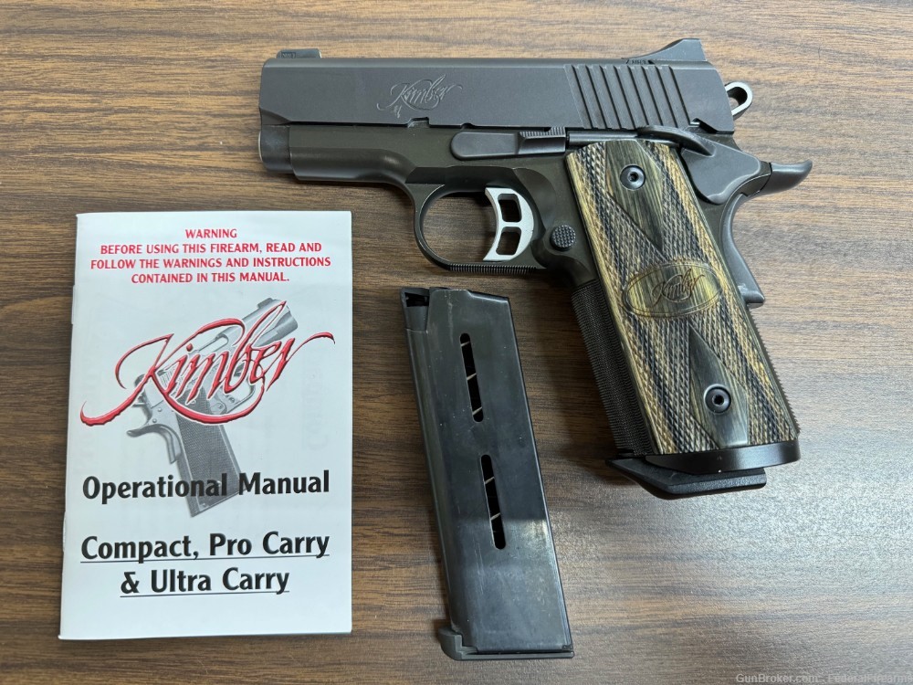 Kimber Tactical Ultra II 45ACP 3" 1911 w/Night Sights, 2-Mags-img-0