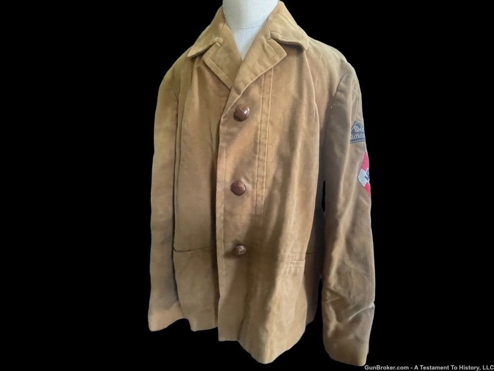 WWII GERMAN- BDM YOUTH UNIFORM TUNIC- WW2 GI BRING BACK- RARE-img-9