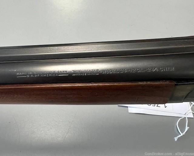 Winchester Model 24 12 GA 28” SxS Double Barrel Shotgun, Full Mod-img-17
