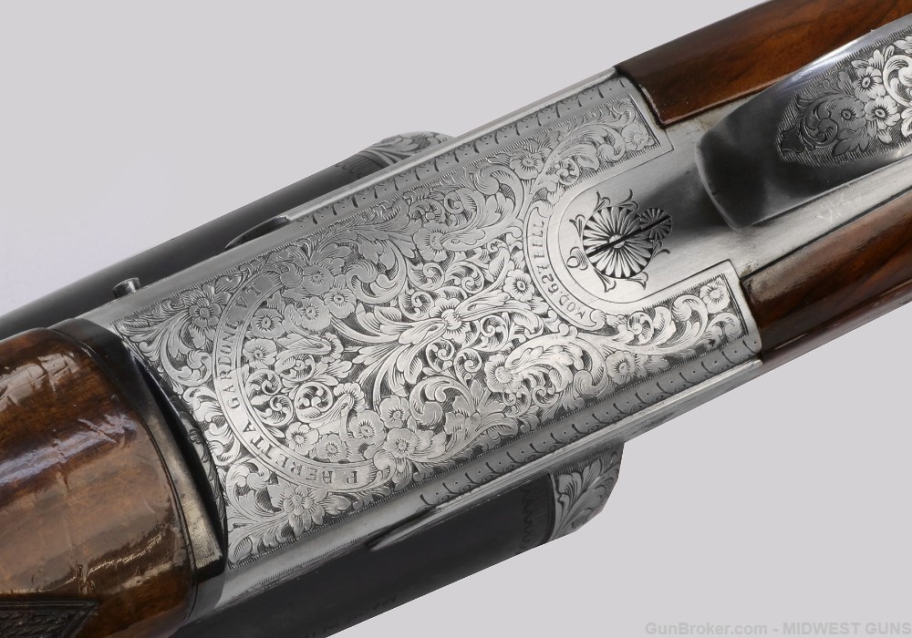 "Giovanelli" Engraved Beretta 627 EELL 12GA  with Briley 20GA tube Set 1991-img-6