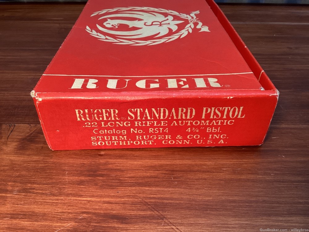 1979 Ruger Standard Automatic .22 LR 4.75” Two Mags w/ Box Bright Bore-img-21
