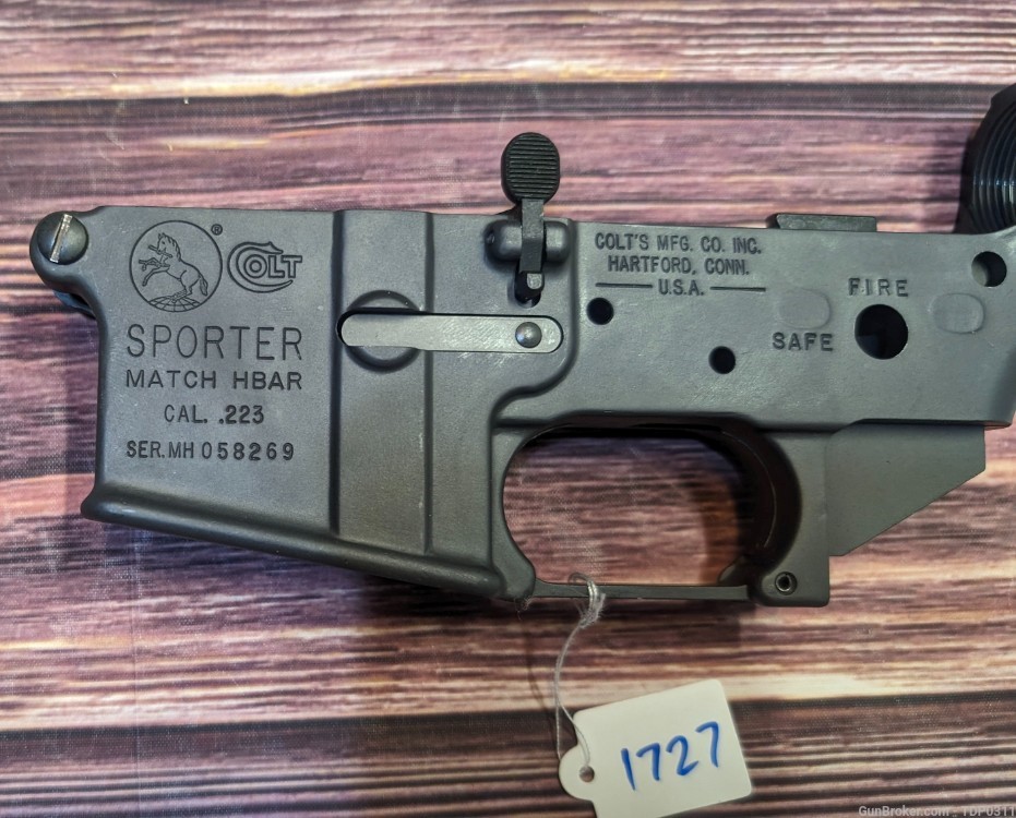 Colt AR-15 FULL FENCE small pin PRE BAN AR 15 Lower Preban -img-5