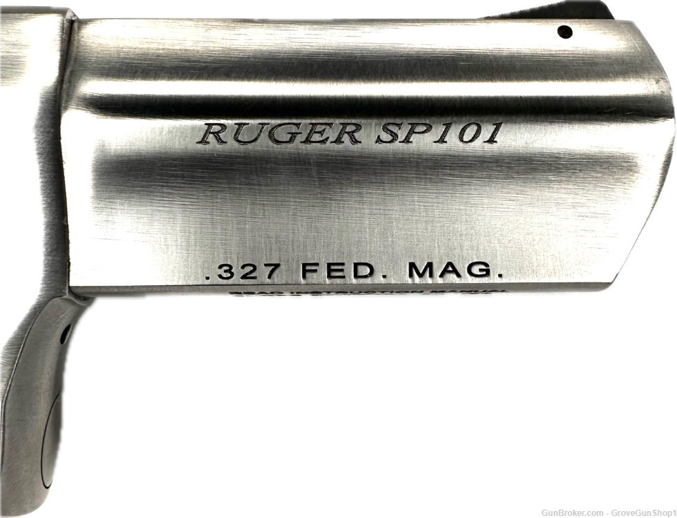 Ruger SP101 .327 Federal Mag 3" 6 Shot Stainless Crimson Trace Red Used -img-4