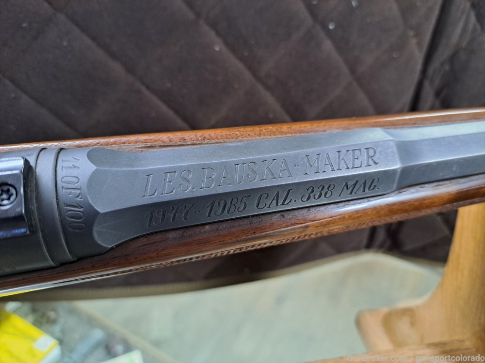Remington 700 Left Handed Les Bauska Custom 338 Win Mag-img-6