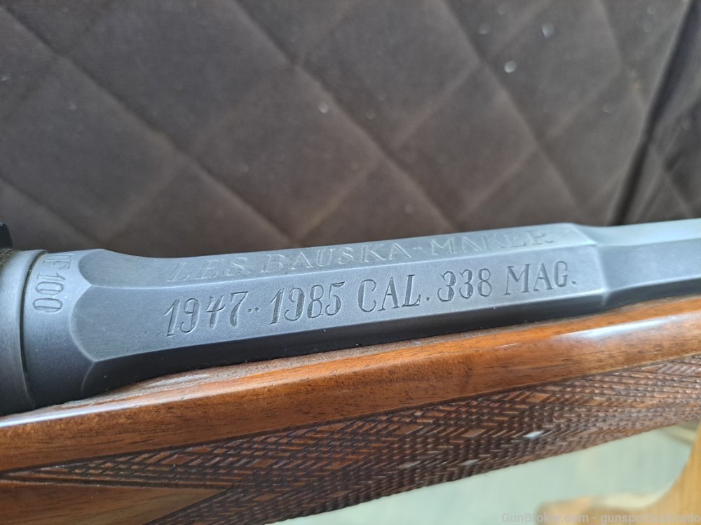 Remington 700 Left Handed Les Bauska Custom 338 Win Mag-img-4