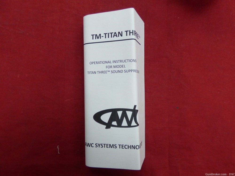 AWC Titan Three Keychain Suppressor - .22 Cal Titanium Silencer .5x28 -img-4