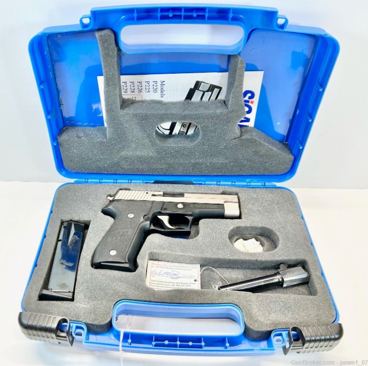 SIG SAUER P226 WITH .40 S&W AND .357 SIG BARRELS IN ORIGINAL HARD CASE-img-3