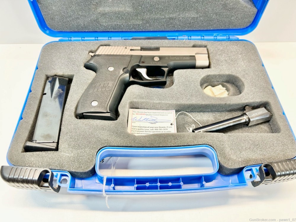 SIG SAUER P226 WITH .40 S&W AND .357 SIG BARRELS IN ORIGINAL HARD CASE-img-1
