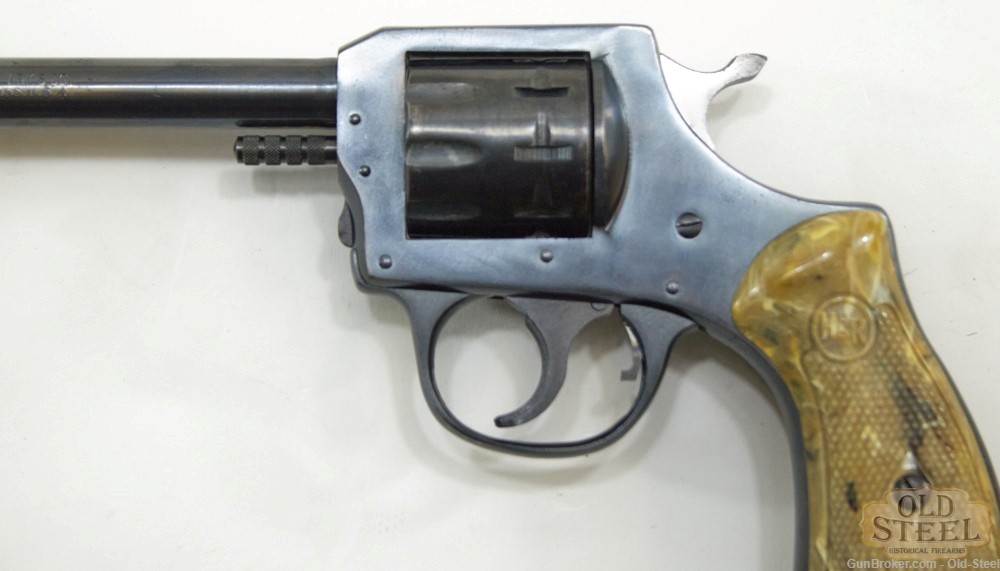 H&R 922 9 Shot 22 LR Revolver 6 in Barrel Double Single Action-img-7
