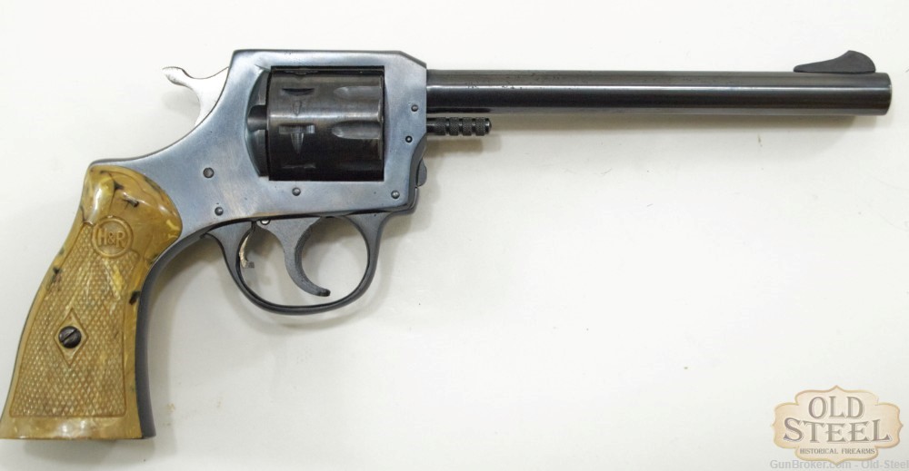 H&R 922 9 Shot 22 LR Revolver 6 in Barrel Double Single Action-img-0